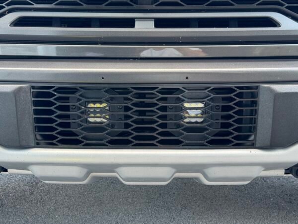 rough country flush mount 2in pod led light lower bumper bracket for ford raptor gen 2