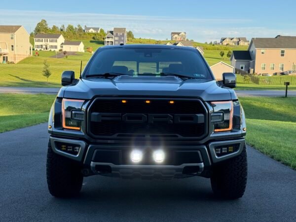 rough country flush mount 2in pod led light lower bumper bracket for ford raptor gen 2